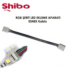 5050 RGB 4 Pin ŞERİT LED Birleştirme Ekleme Aparatı Kablolu